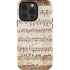 Antique Notes iPhone 15 Pro Impact Case