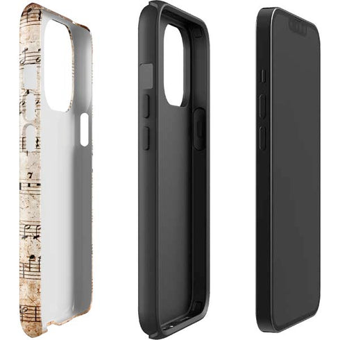 Antique Notes iPhone 15 Pro Impact Case
