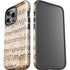 Antique Notes iPhone 15 Pro Impact Case