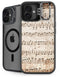 Antique Notes iPhone 16 Plus Kickstand Case