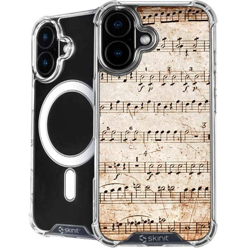 Antique Notes iPhone 16 Plus MagSafe Case