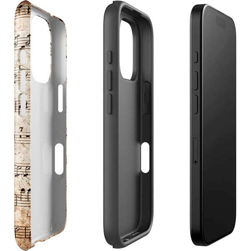 Antique Notes iPhone 16 Pro Impact Case