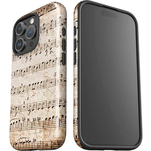 Antique Notes iPhone 16 Pro Impact Case