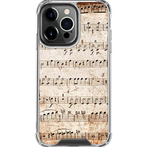 Antique Notes iPhone 16 Pro Max Clear Case