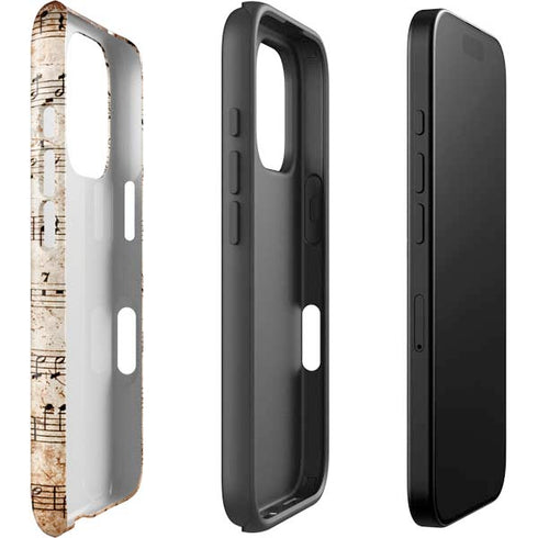 Antique Notes iPhone 16 Pro Max Impact Case