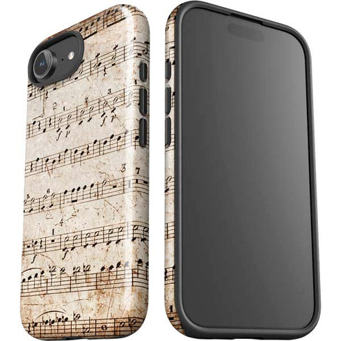Antique Notes iPhone 16e Impact Case