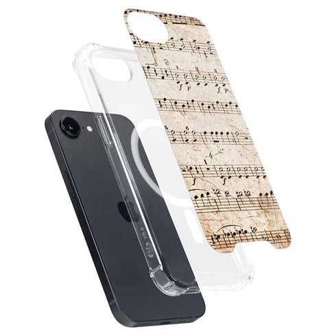 Antique Notes iPhone 16e MagSafe Case