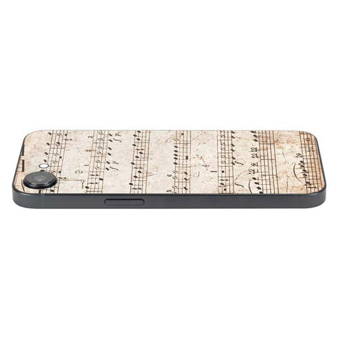 Antique Notes iPhone 16e Skin