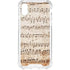 Antique Notes iPhone XS Clear Case