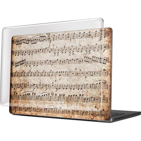 Antique Notes MacBook Pro 14in (2021-24) Case plus Skin