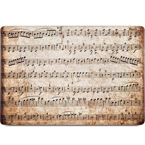 Antique Notes MacBook Skins