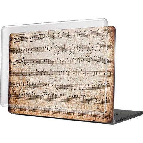 Antique Notes MacBook Cases