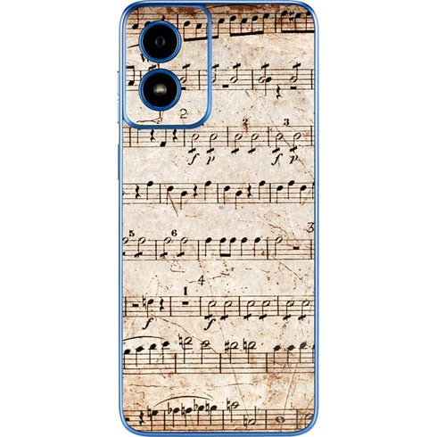 Antique Notes Moto G Play 4G (2024) Skin