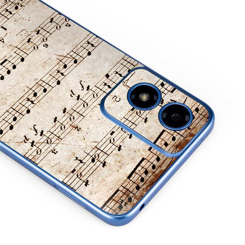 Antique Notes Moto G Play 4G (2024) Skin