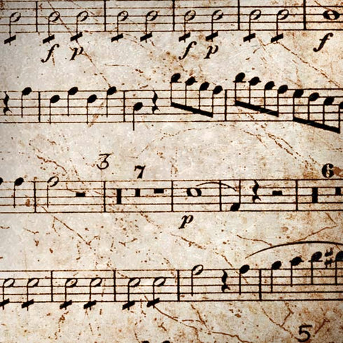 Antique Notes Moto G6 Skin