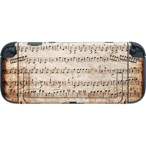 Antique Notes Nintendo Switch 2 (2025) with Joy-Con Skin