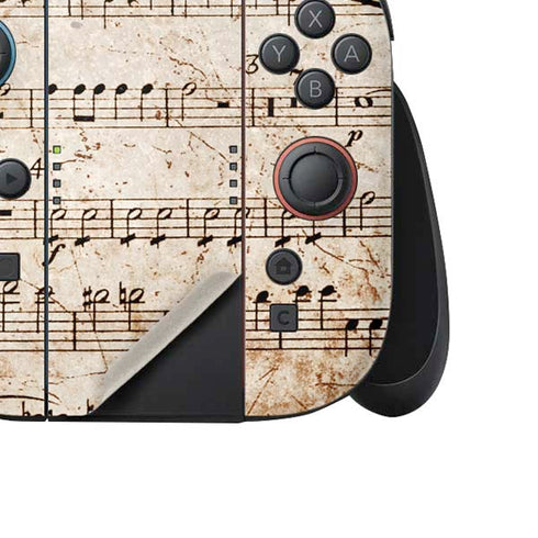 Antique Notes Nintendo Switch 2 (2025) Joy-Con Controller Skin