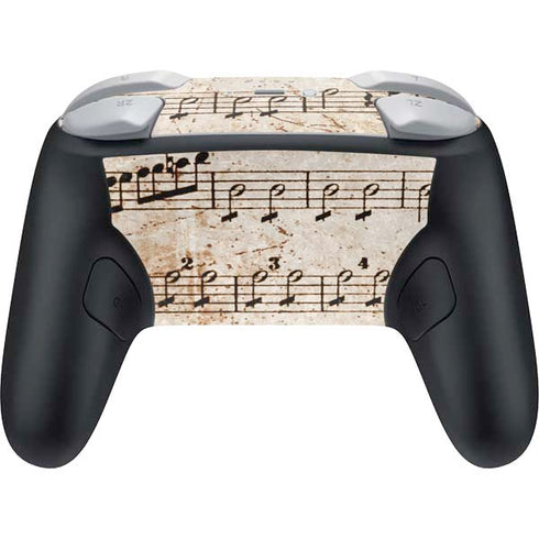 Antique Notes Nintendo Switch 2 (2025) Pro Controller Skin