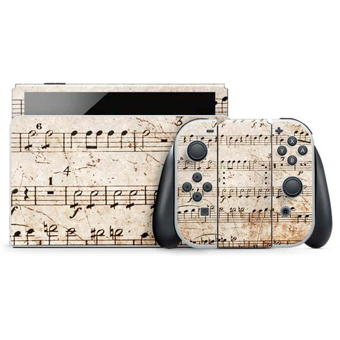 Antique Notes Nintendo Skins
