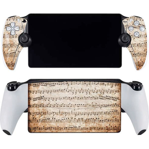 Antique Notes PlayStation PS5 Skins