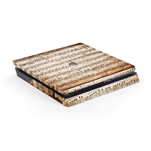 Antique Notes PS4 Slim Skin