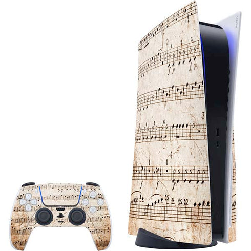 Antique Notes PlayStation PS5 Skins