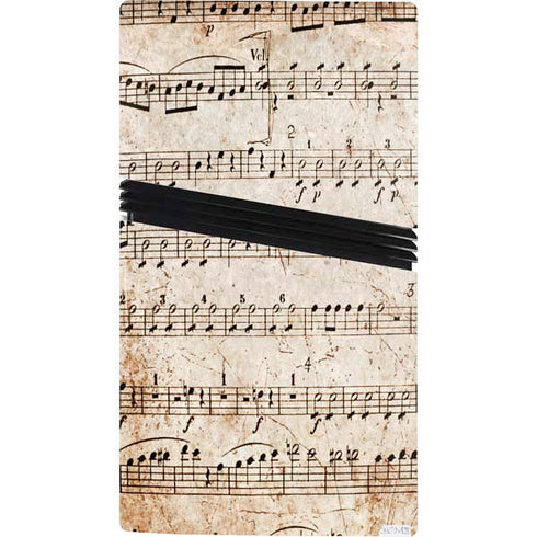 Antique Notes PS5 Pro Console Skin