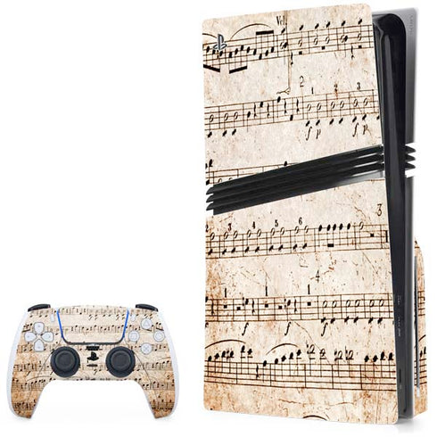 Antique Notes PlayStation PS5 Skins