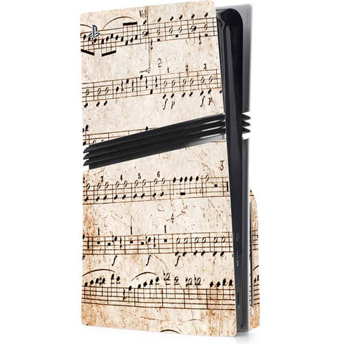 Antique Notes PlayStation PS5 Skins