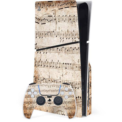 Antique Notes PlayStation PS5 Skins