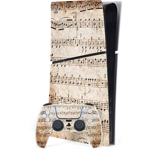 Antique Notes PlayStation PS5 Skins