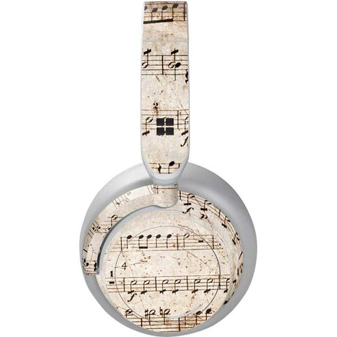 Antique Notes Surface Headphones Skin