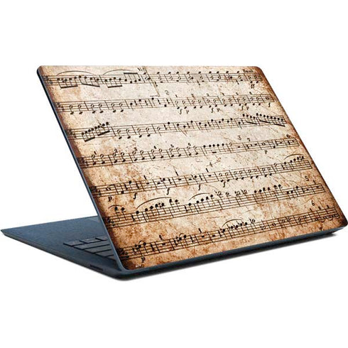 Antique Notes Surface Laptop Skin