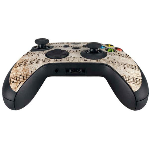 Antique Notes Xbox Series X Controller Skin