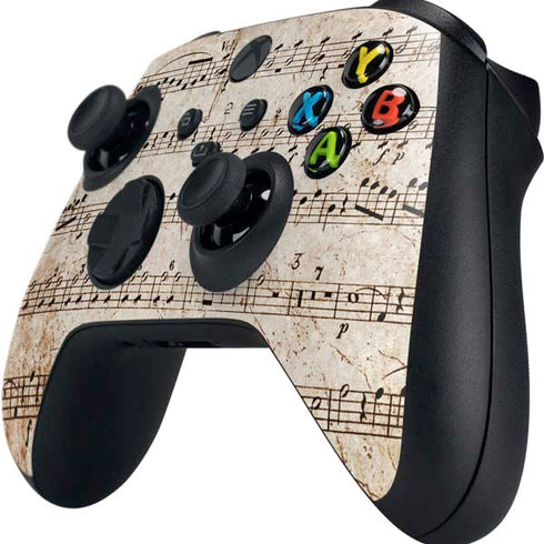 Antique Notes Xbox Series X Controller Skin
