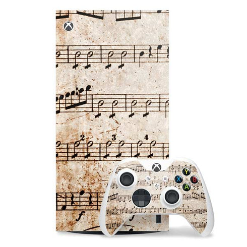 Antique Notes Xbox Series X Skins