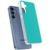 Aqua Blue Galaxy A35 5G Clear Case