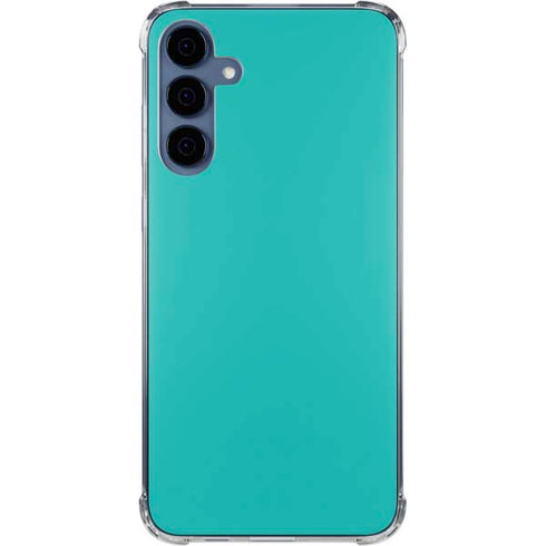 Aqua Blue Galaxy A55 5G Clear Case
