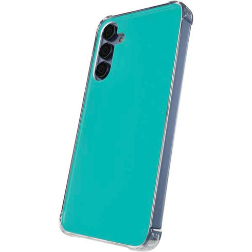 Aqua Blue Galaxy A55 5G Clear Case