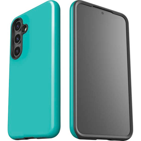 Aqua Blue Galaxy S25 Impact Case
