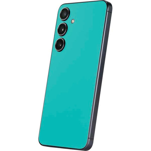 Aqua Blue Galaxy S25 Plus Skin