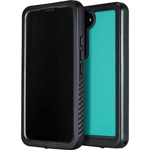 Aqua Blue Galaxy S24 Waterproof Case