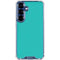 Aqua Blue Galaxy S25 Clear Case