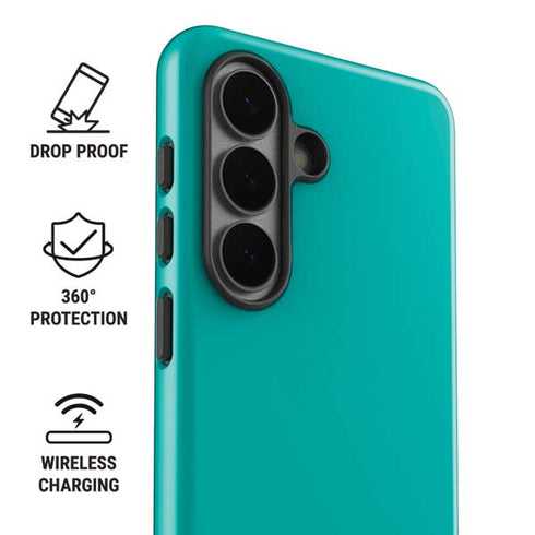 Aqua Blue Galaxy S26 Impact Case