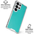 Aqua Blue Galaxy S26 Ultra Clear Case