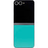 Aqua Blue Galaxy Z Flip6 Skin
