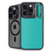 Aqua Blue iPhone 14 Pro Max Kickstand Case