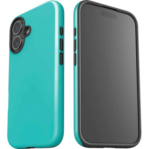 Aqua Blue iPhone 16 Impact Case
