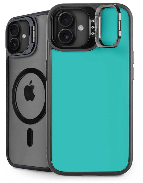 Aqua Blue iPhone 16 Plus Kickstand Case