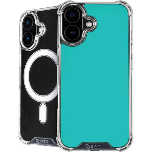 Aqua Blue iPhone 16 Plus MagSafe Case